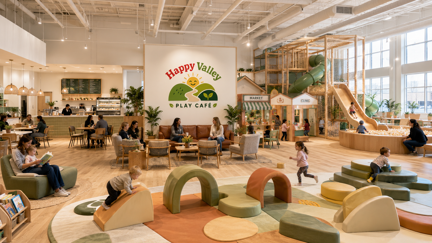 Inside Little Valley Play Lounge