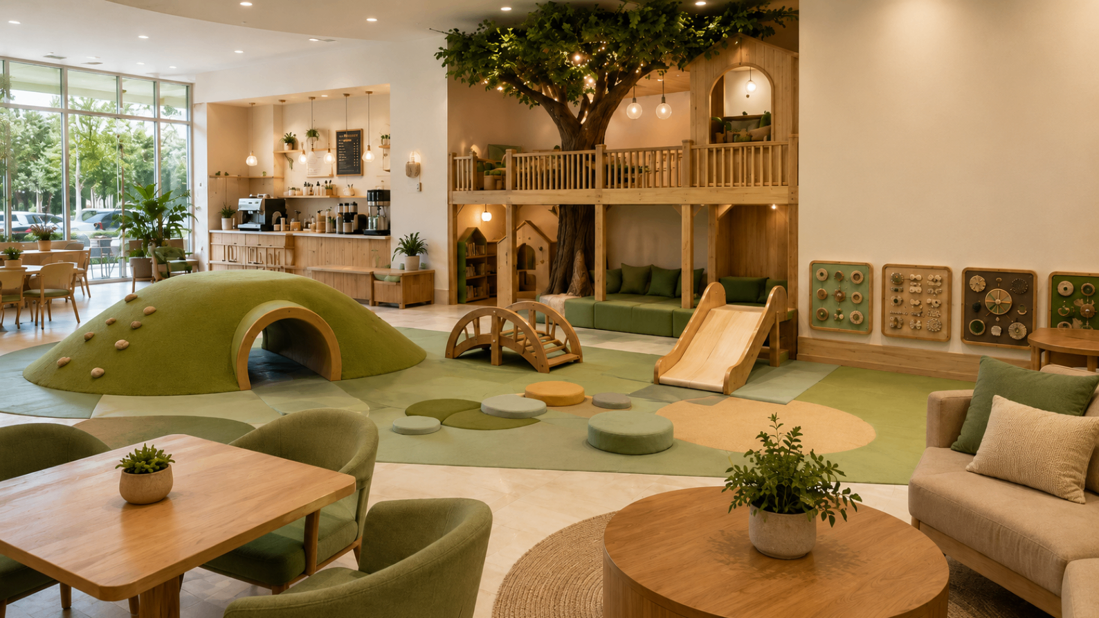 Inside Little Valley Play Lounge